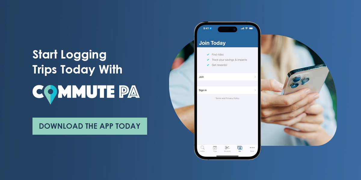 Start Logging Trips Today with Commute PA.